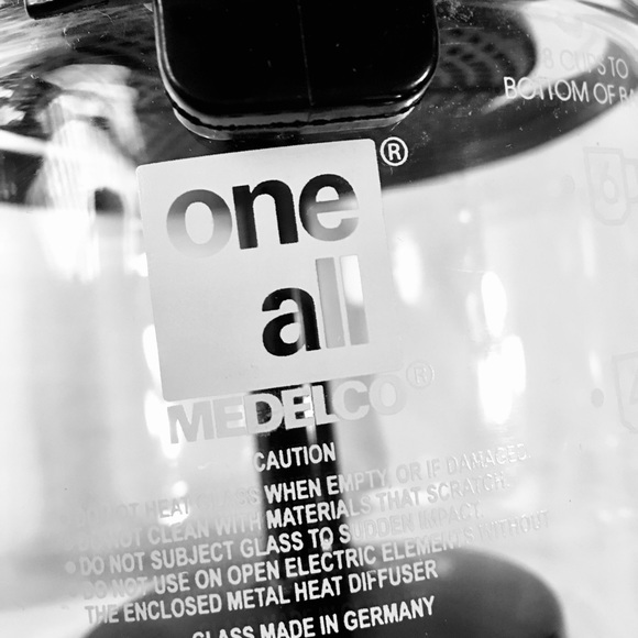 ONE-ALL MEDELCO 8-CUP STOVETOP GLASS PERCOLATOR EXCELLENT CONDITION German Glass - Picture 5 of 10